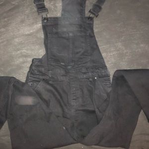 Black overalls